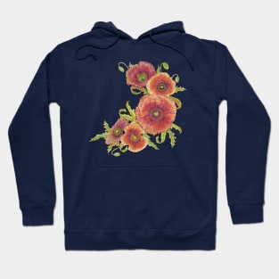 Red Poppies Hoodie